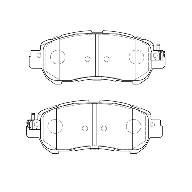 Car Spare Parts Front Brake Pads D2324 D2038 for NISSAN ALMERA Kicks Note Versa Sedan